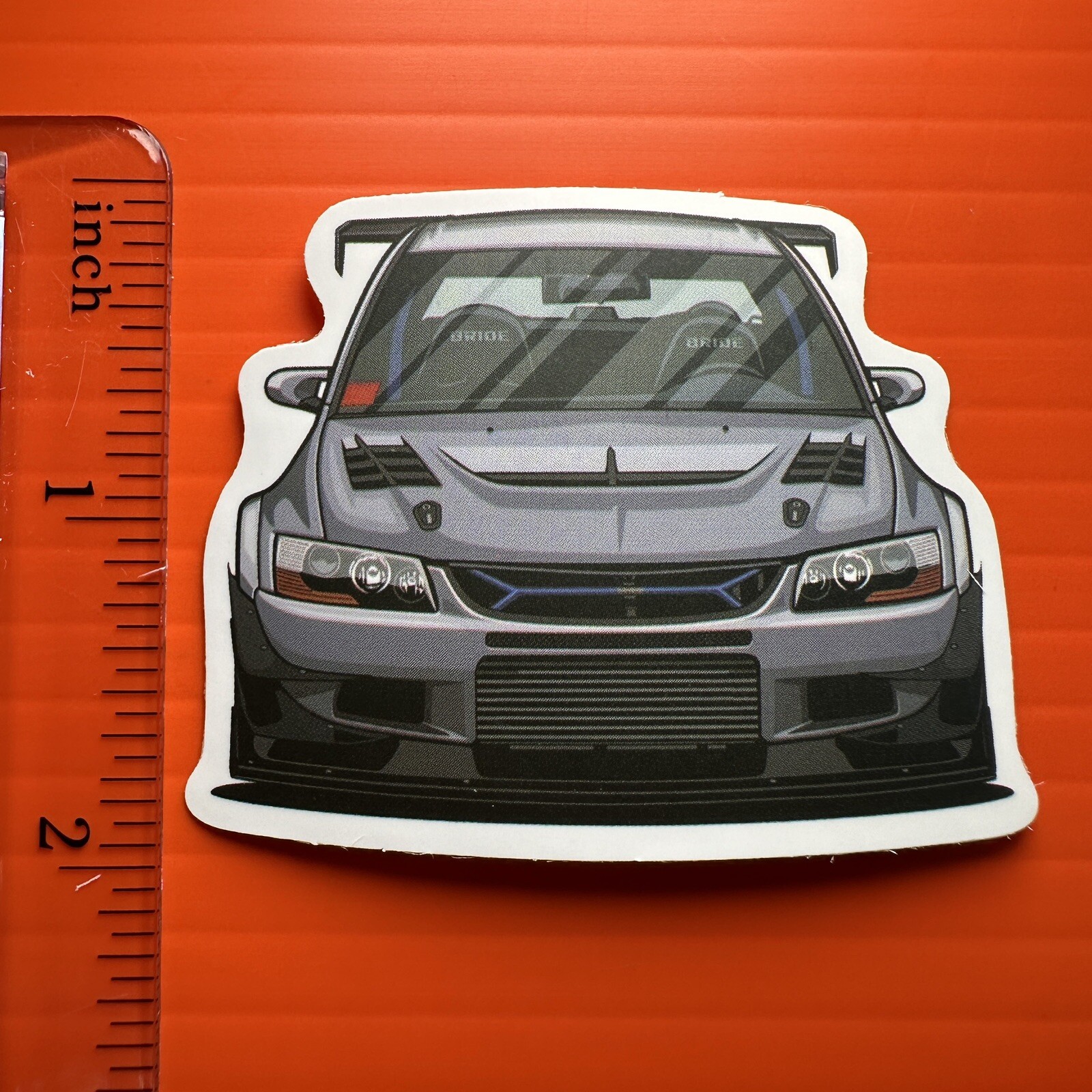 Mitsubishi Lancer Evolution Sticker Decal Racing Car Skateboard Laptop JDM