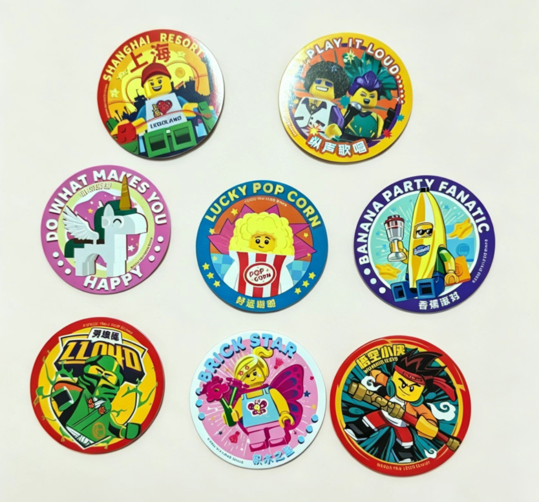 LEGO LEGOLAND Glossy Stickers Set Collection 2026 Limited