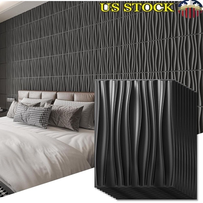 3D Wall Panels PVC Lightweight Decorative Wall Covering Home & Business New