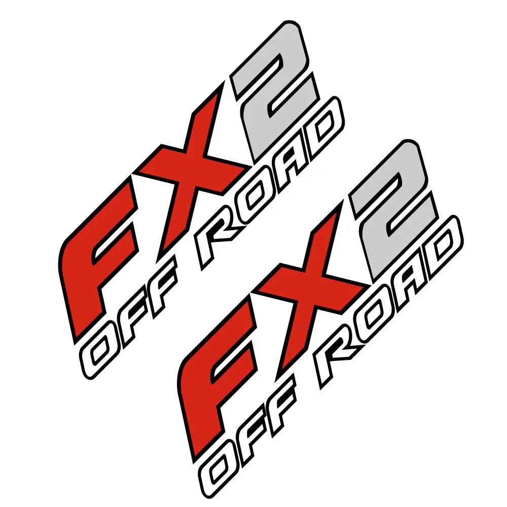 Aftermarket FX2 Off-Road Rear Trunk Side Decal | Universal Fit for Ford F-Series