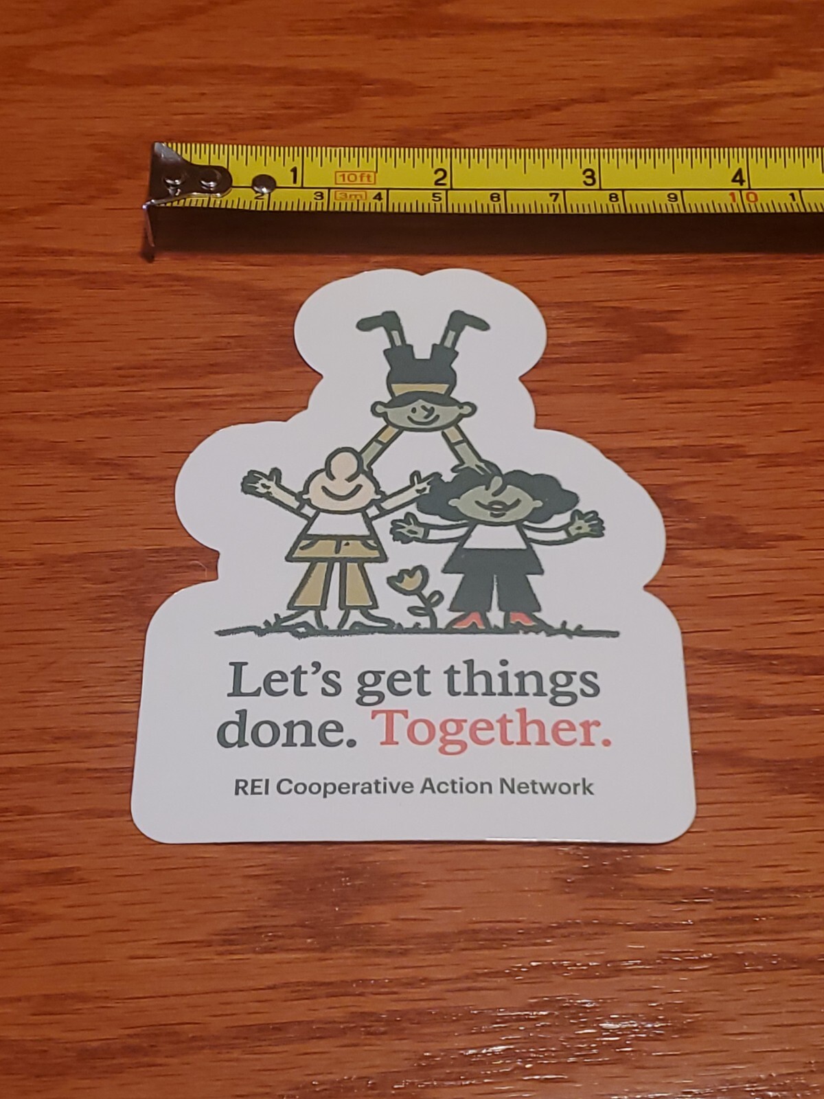 Let's Get Things Done Together. Love of Outdoors co/op Decal Vinyl Sticker