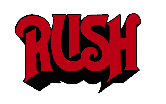 Rush Sticker Vinyl Decal 4.0" w X 2.5"h