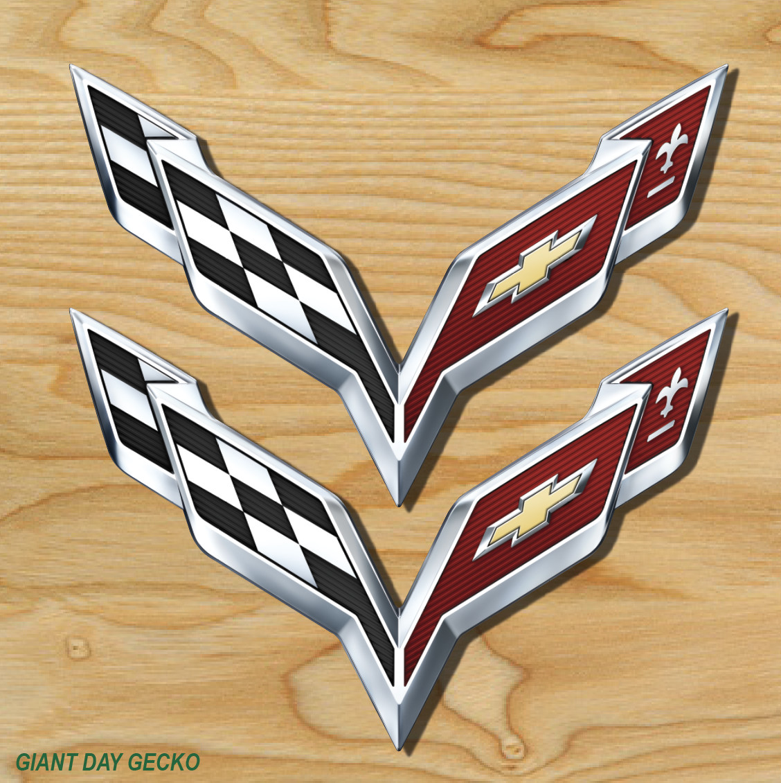 (2) TWO Corvette Car Truck SUV Stickers Auto Decals Stingray Chevrolet NEW