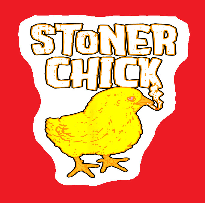 Vinyl Decal Chicken Pot Pie Weed Sticker Weatherproof UV Safe Added Layer