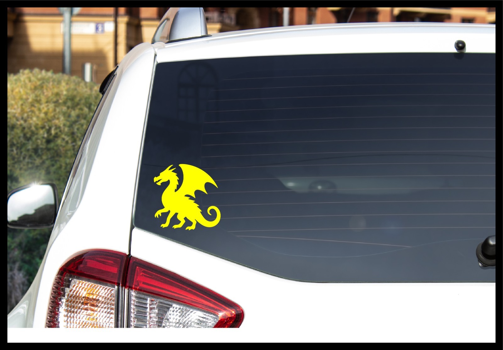 Dragon Decal Sticker Wings Legend Monster Fairy Tale Fight Reptile Fire Breather