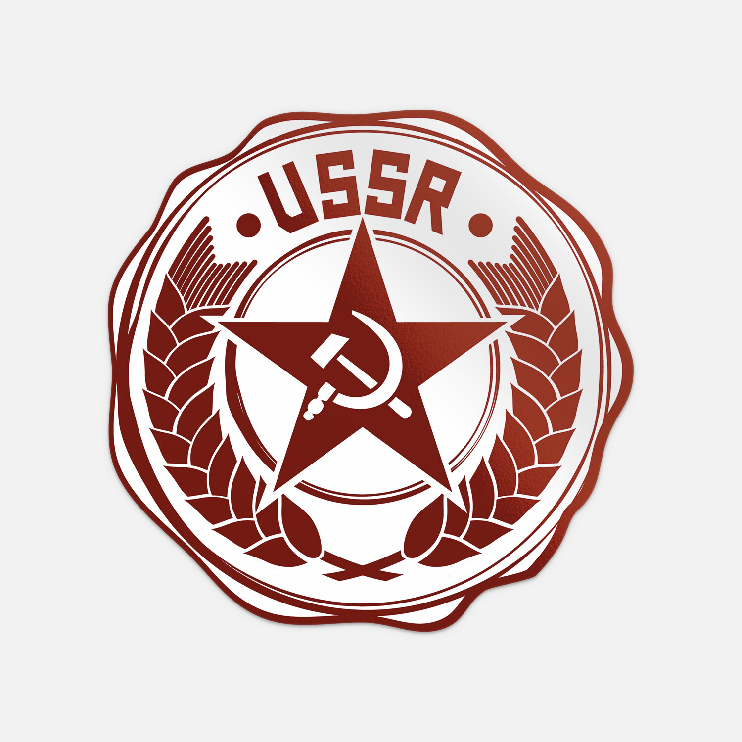Ussr Red Star Soviet Union Vinyl Sticker Decal