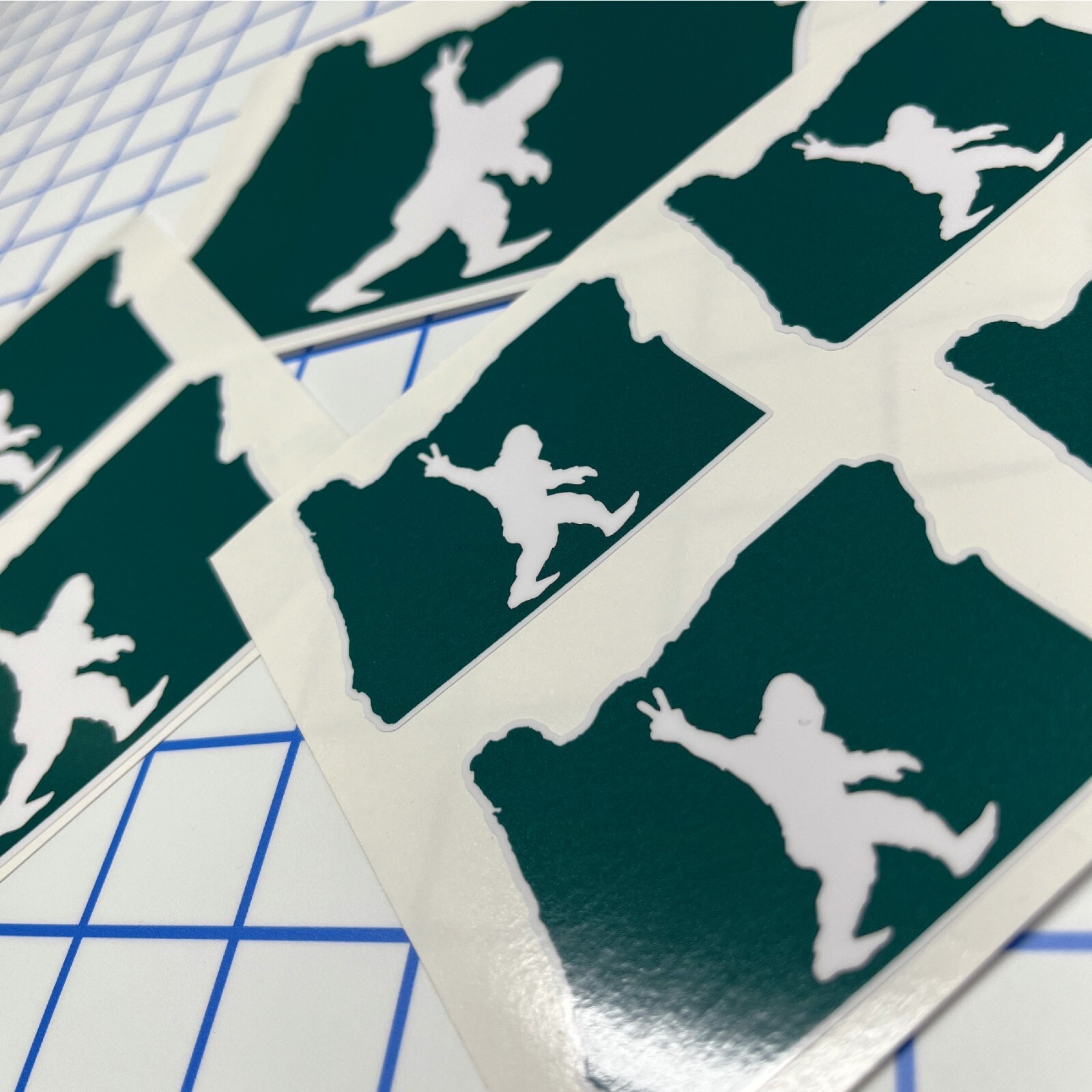 Sasquatch aka Bigfoot or Yeti 7-PACK – High Quality Laminated Stickers Oregon