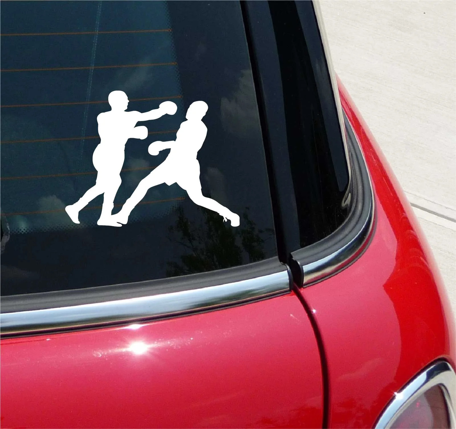 BOXERS BOXING BOXER GRAPHIC DECAL STICKER ART CAR WALL DECOR