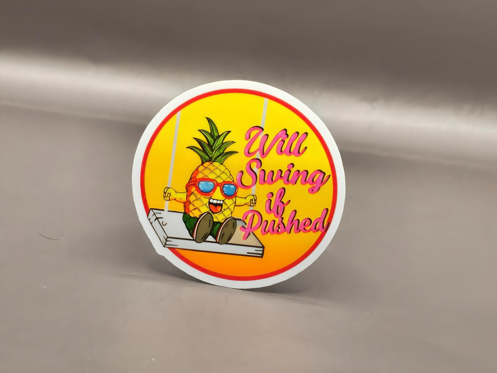 Swingers Stickers Upside Down Pineapple Funny Swinging Pop Culture Meme Decals