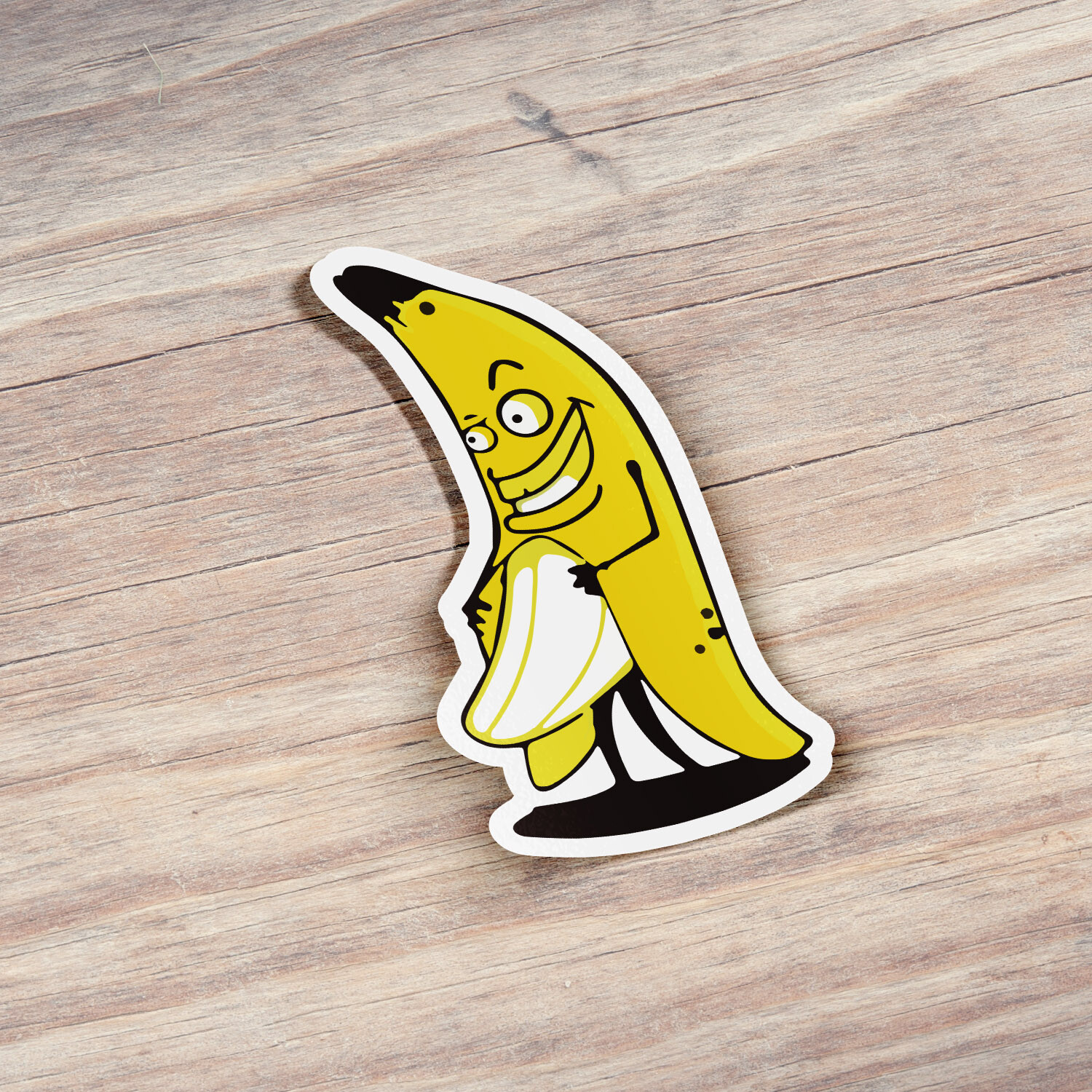 Funny Banana Cartoon Car Bumper Vinyl Sticker Decal