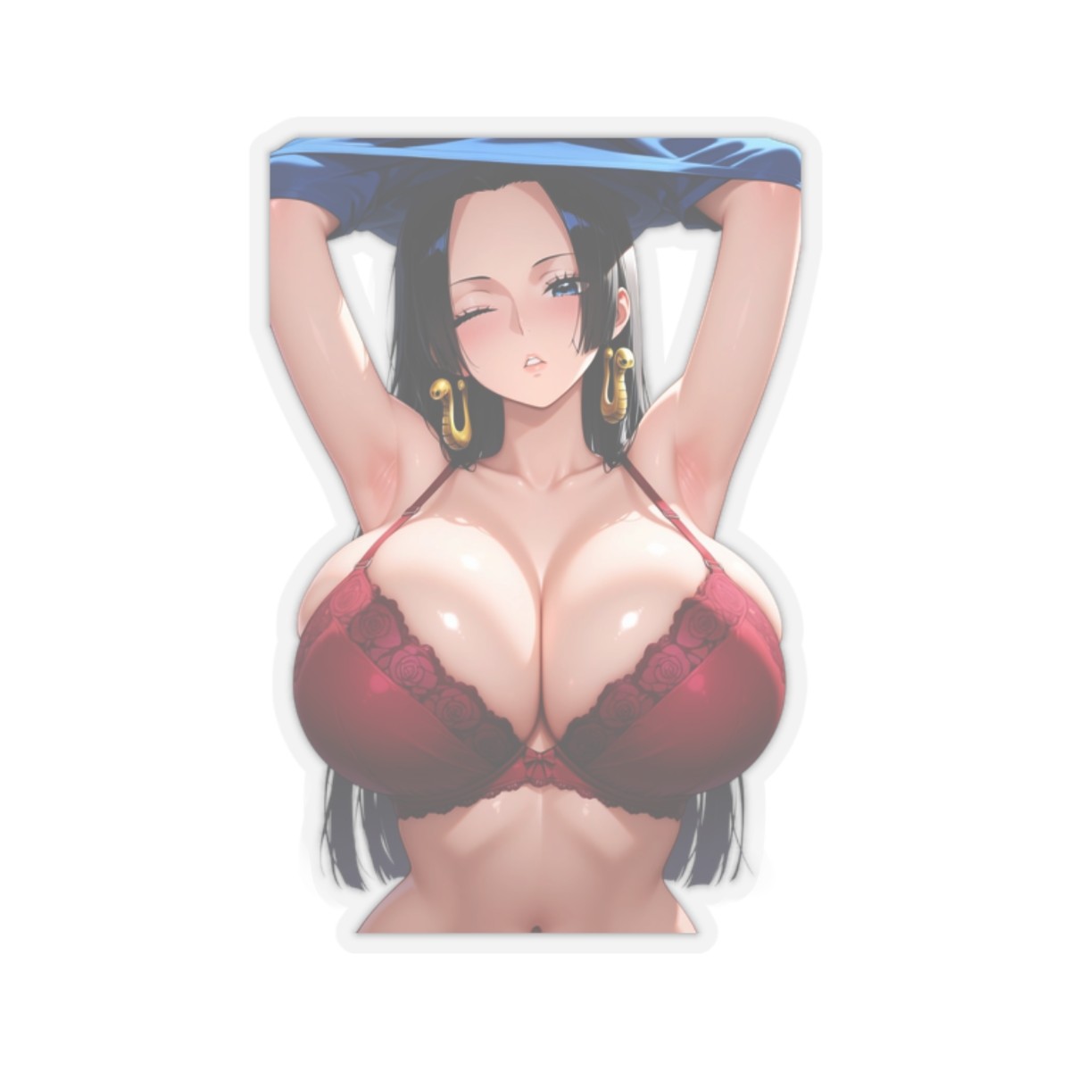 High Quality Hentai Anime Kiss-Cut Stickers | Free Shipping $20+ | Boa Hancock