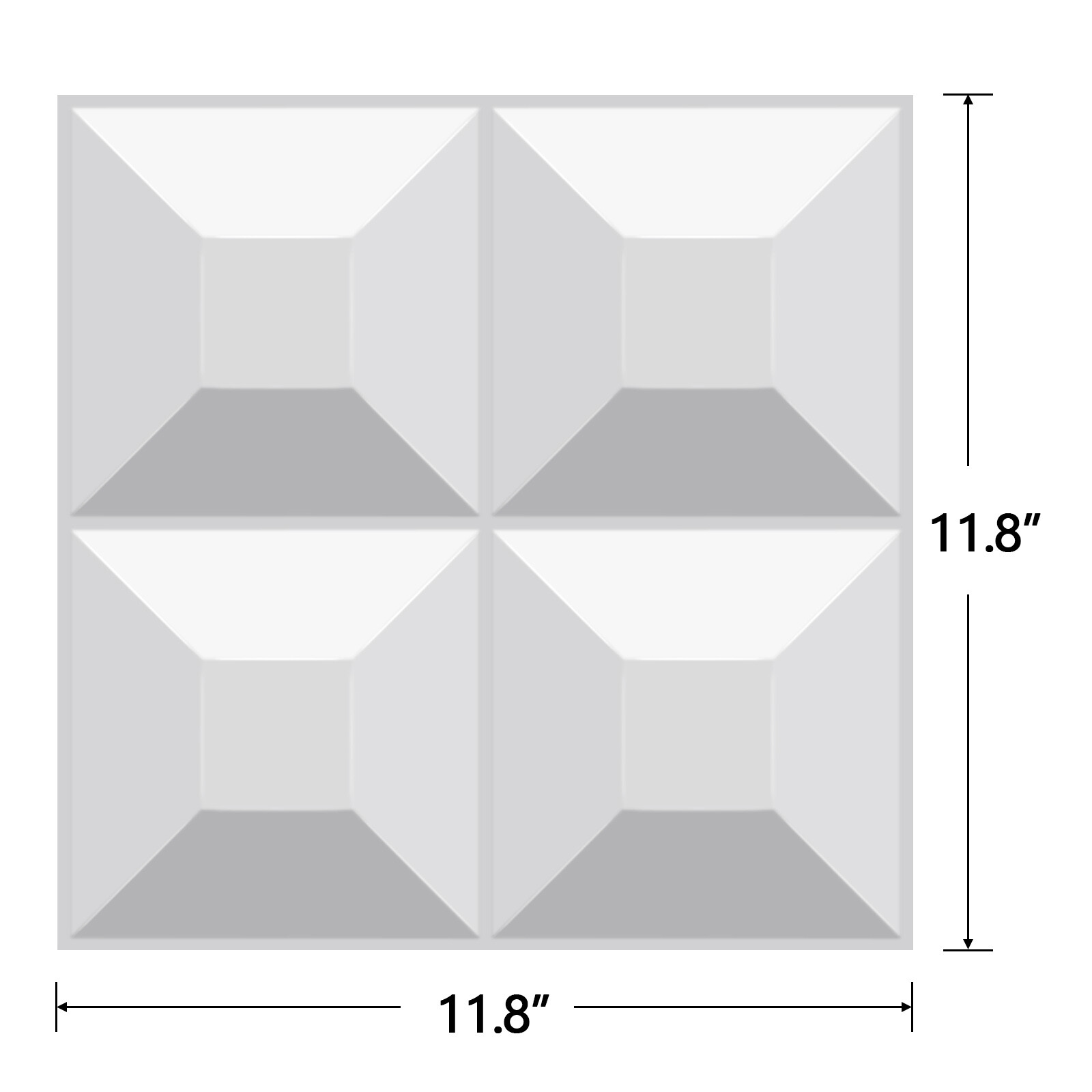 3D Wall Panel DIY Room Decor Ceiling Tiles Wallpaper Background Decal PVC 24pcs