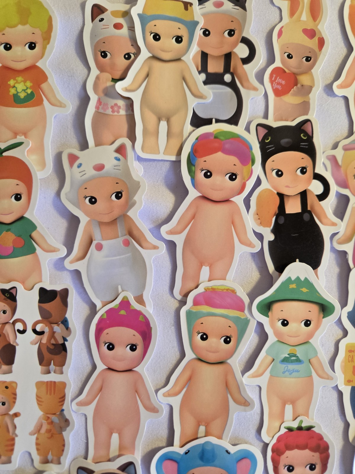 62 Pc Sonny Angel Stickers Cute Kawaii Decoration Waterproof Decals