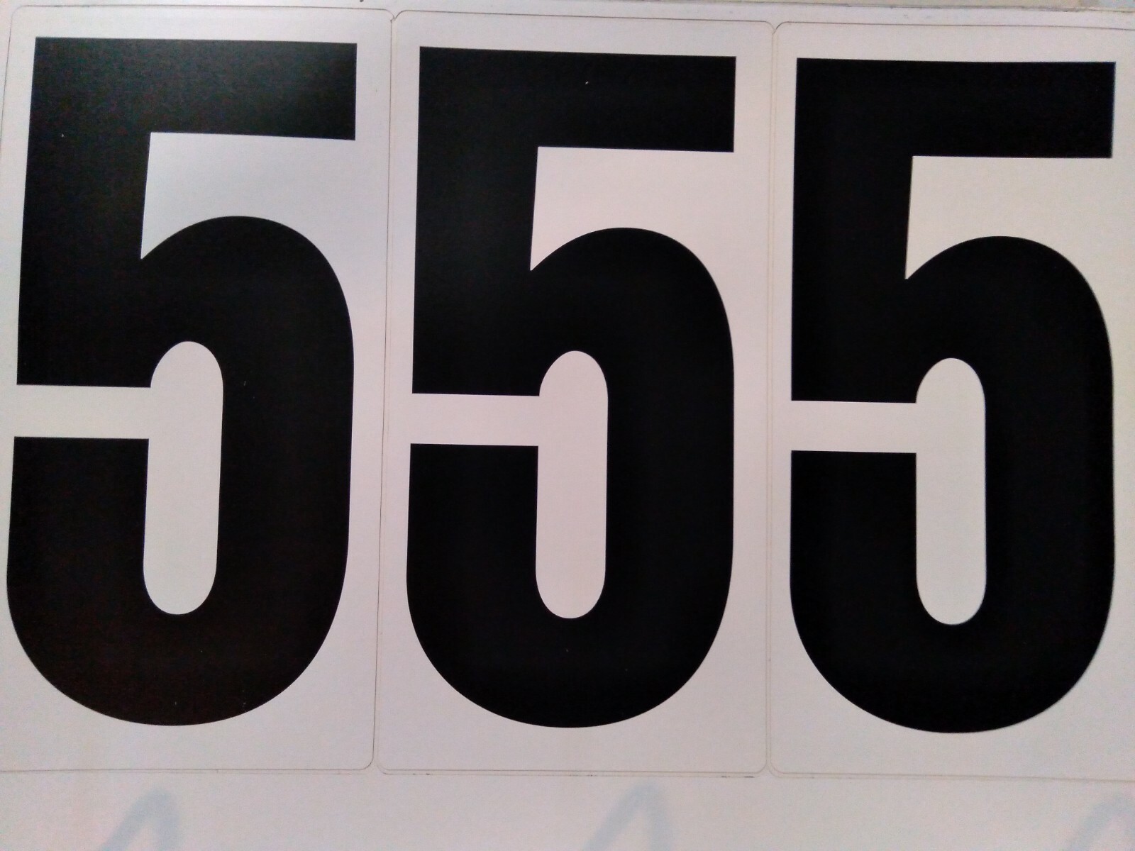 5" Set of Digits Numeral Mailbox Home Locker House Numbers Vinyl Stickers Decals