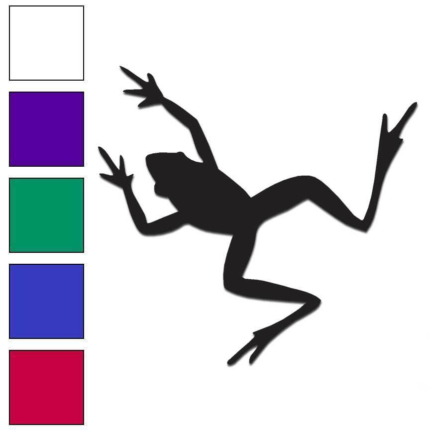 Frog – Vinyl Decal Sticker – Multiple Colors & Sizes – #6072