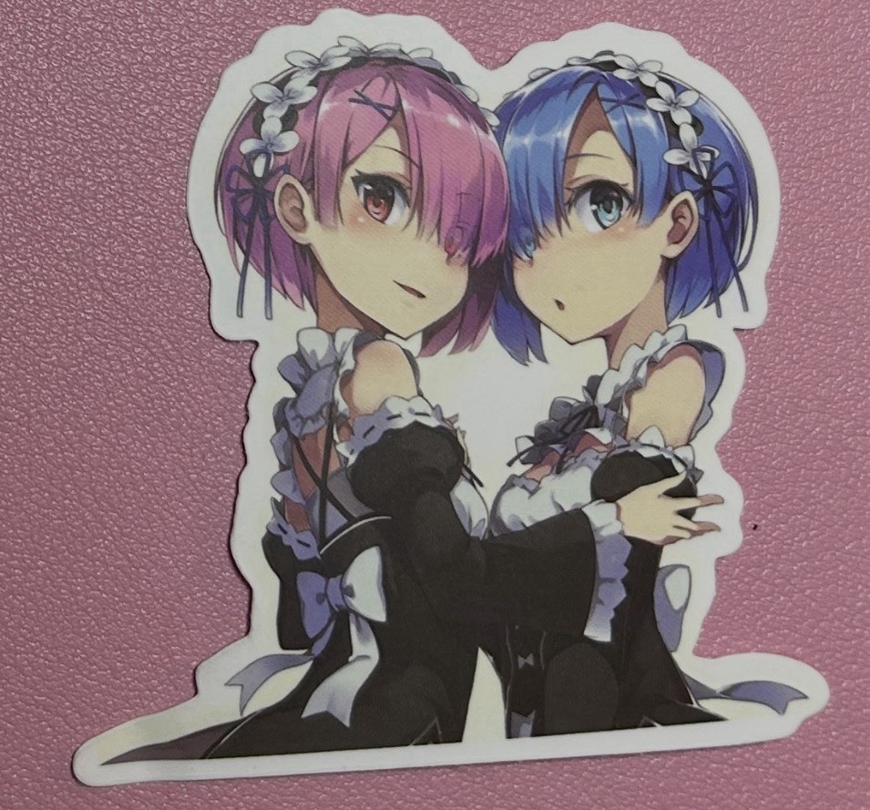 Re: Zero And More Anime Stickers – REM and RAM – Choose A Sticker