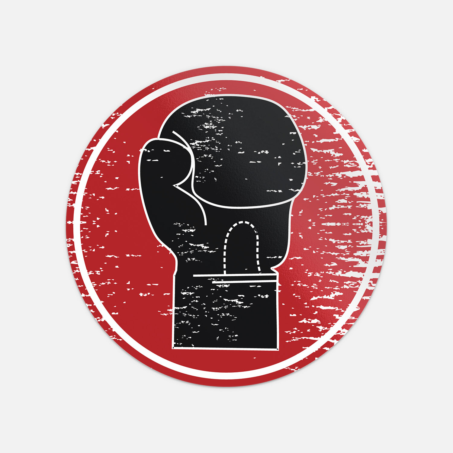 Boxing Glove Sport Vinyl Sticker Decal
