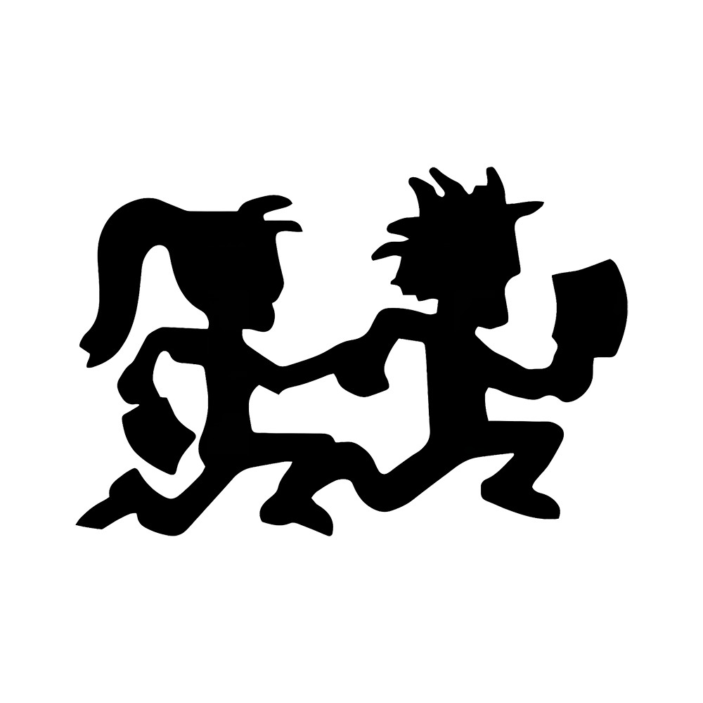 6" Insane Clown Posse Hatchet Man & Girl ICP Vinyl Decal Sticker