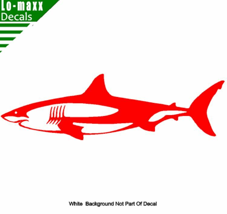 Shark Unique Custom Graphic Design Durable High Performance Die Cut Vinyl Decal