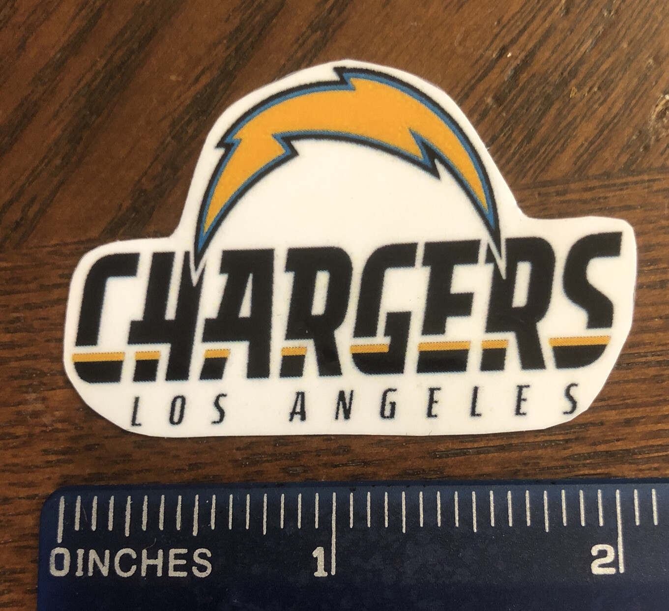 Los Angeles Chargers Football NFL Sticker 2 in. x 1 1/2 in.