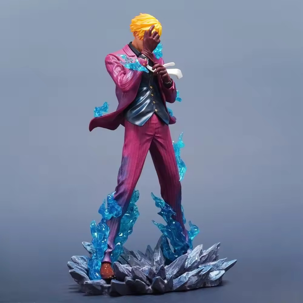 ONE PIECE Action Figure Sanji 25cm/9.84in PVC Statue Collection Model Toy Gift
