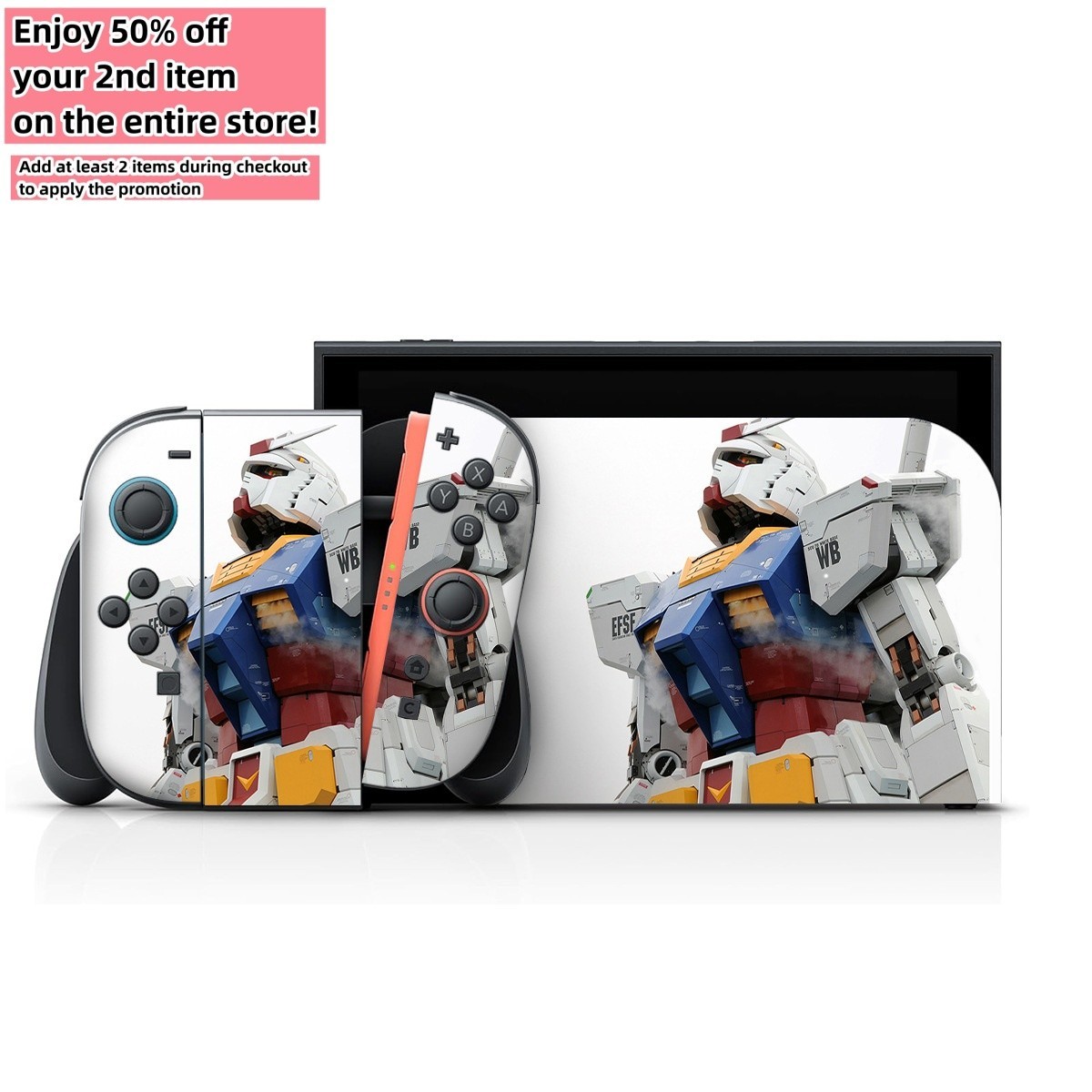 Vinyl Decal Skin Sticker for Nintendo Switch 2 Console + Joy-Con + Dock