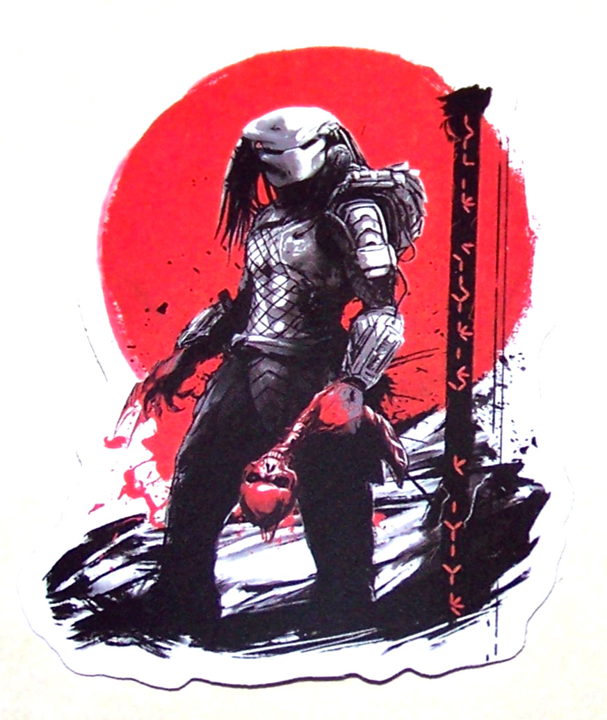 Predator Alien Hunter Cut Sticker Decal Movie Action Sci-Fi Horror Film
