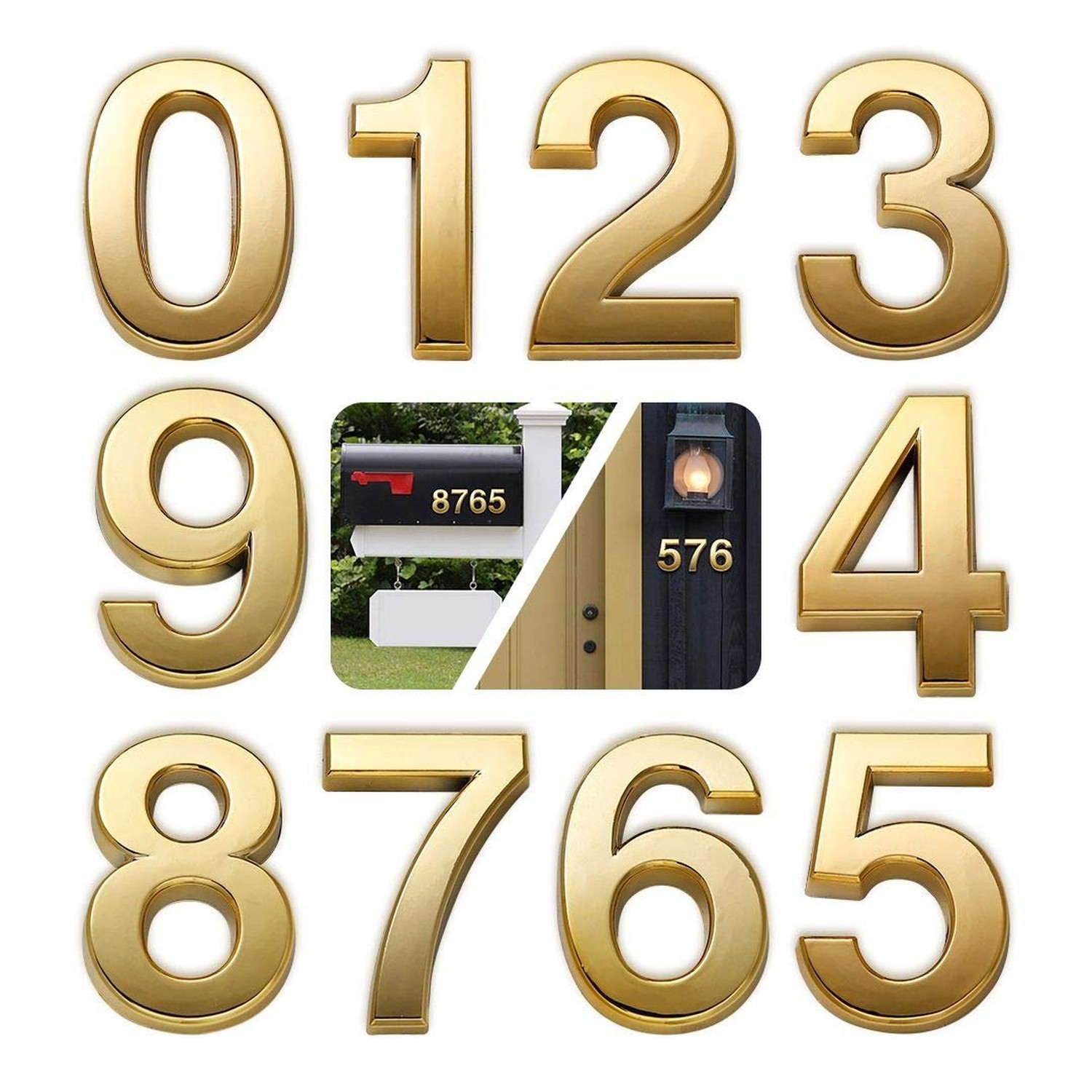 Mailbox Numbers, 2 Inch Door Address Numbers Stickers for Apartment/Office/Ho…