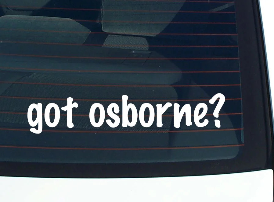 got osborne? FUNNY VINYL CAR DECAL STICKER FAMILY LAST NAME
