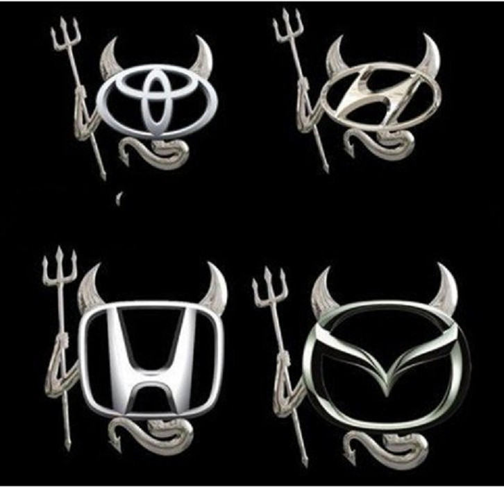Funny Devil 3D Car Demon Stickers/Auto Sticker Automobile Emblem Label US seller