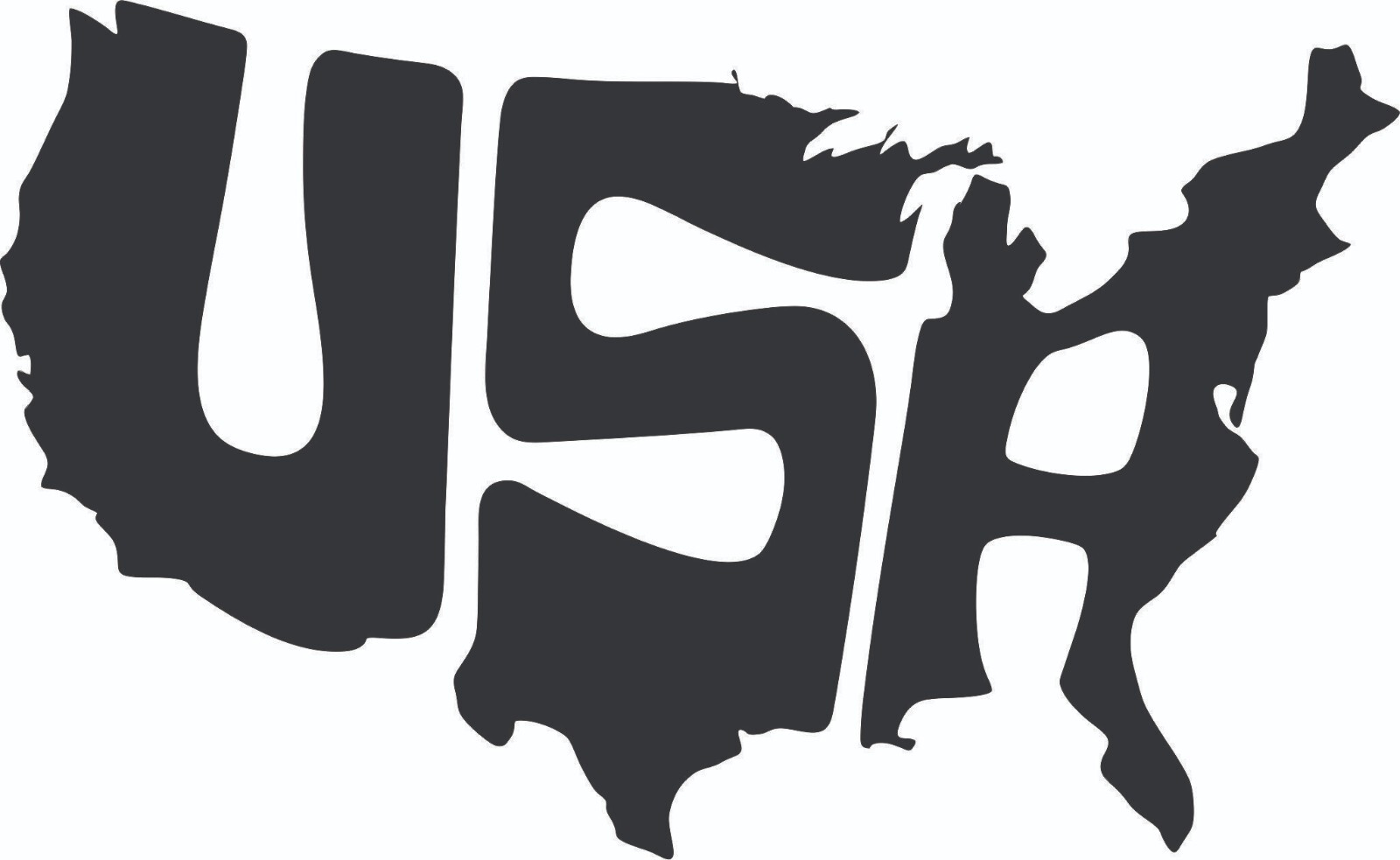 – USA – America Shaped Die Cut Vinyl Decal Graphic Transfer Sticker *35+ Colors*