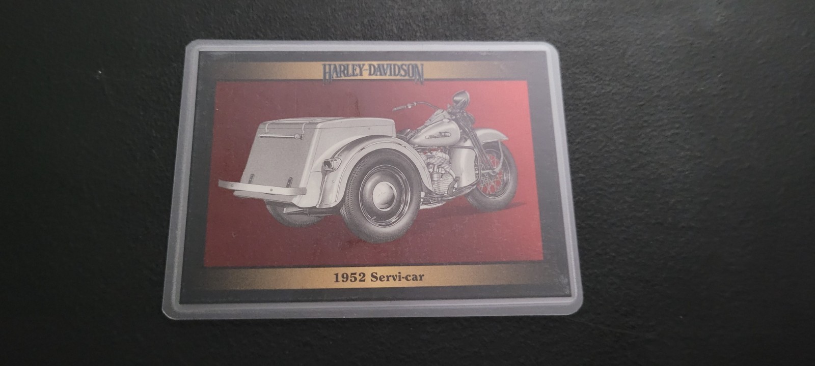 Harley Davidson Fridge/Locker/Cabinet Laminated Collectible Card Magnets VTG