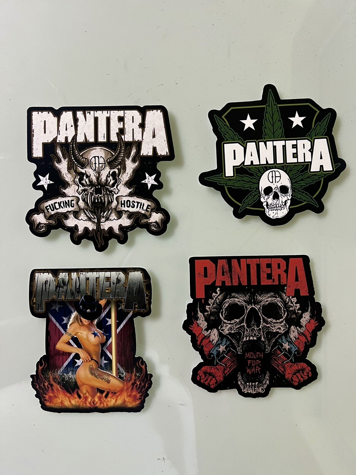 Pantera Sticker Pack – Heavy Metal Sticker Pack , Vulgar Display Of Power