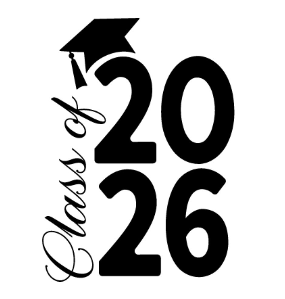 Class Of 2026 Heat Transfer Vinyl Iron On Image DIY Shirts Fabrics