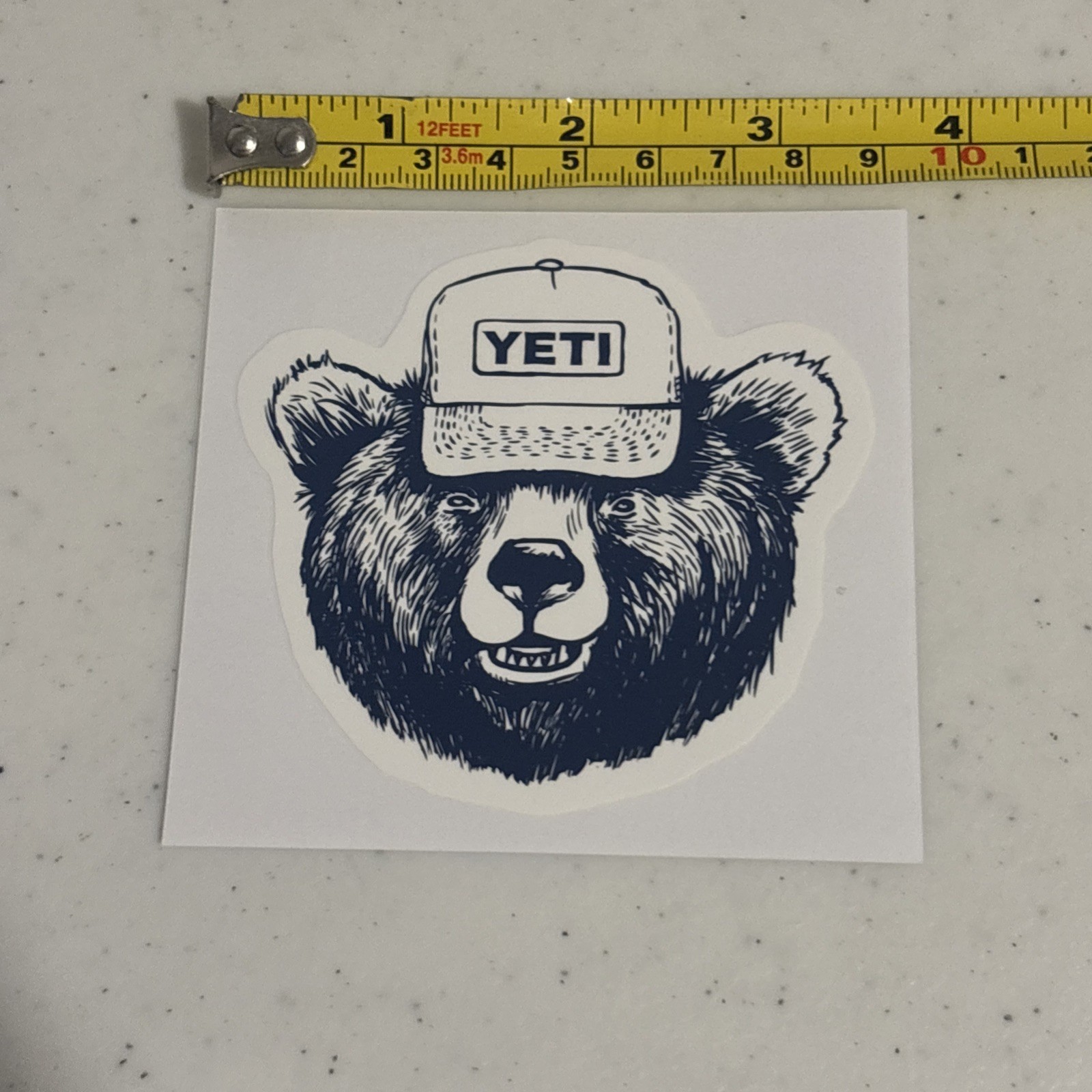 New YETI Sticker – Smokey The Bear – Official For Camping Cooler Bottles Mugs