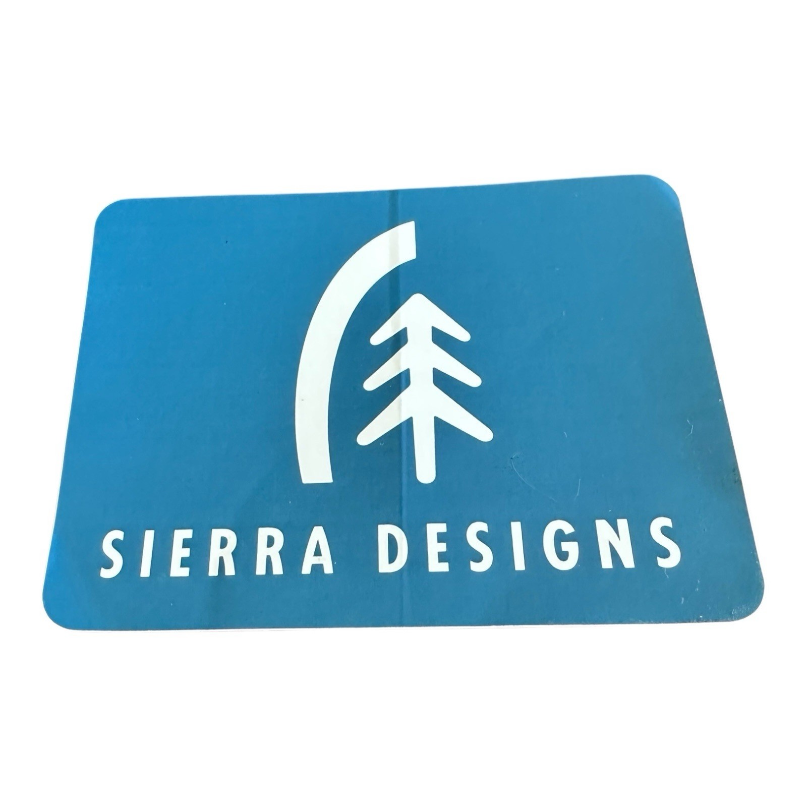 Sierra Designs Dark Blue Logo Tree Sticker Decal – Outdoor Hiking 4×3 inch