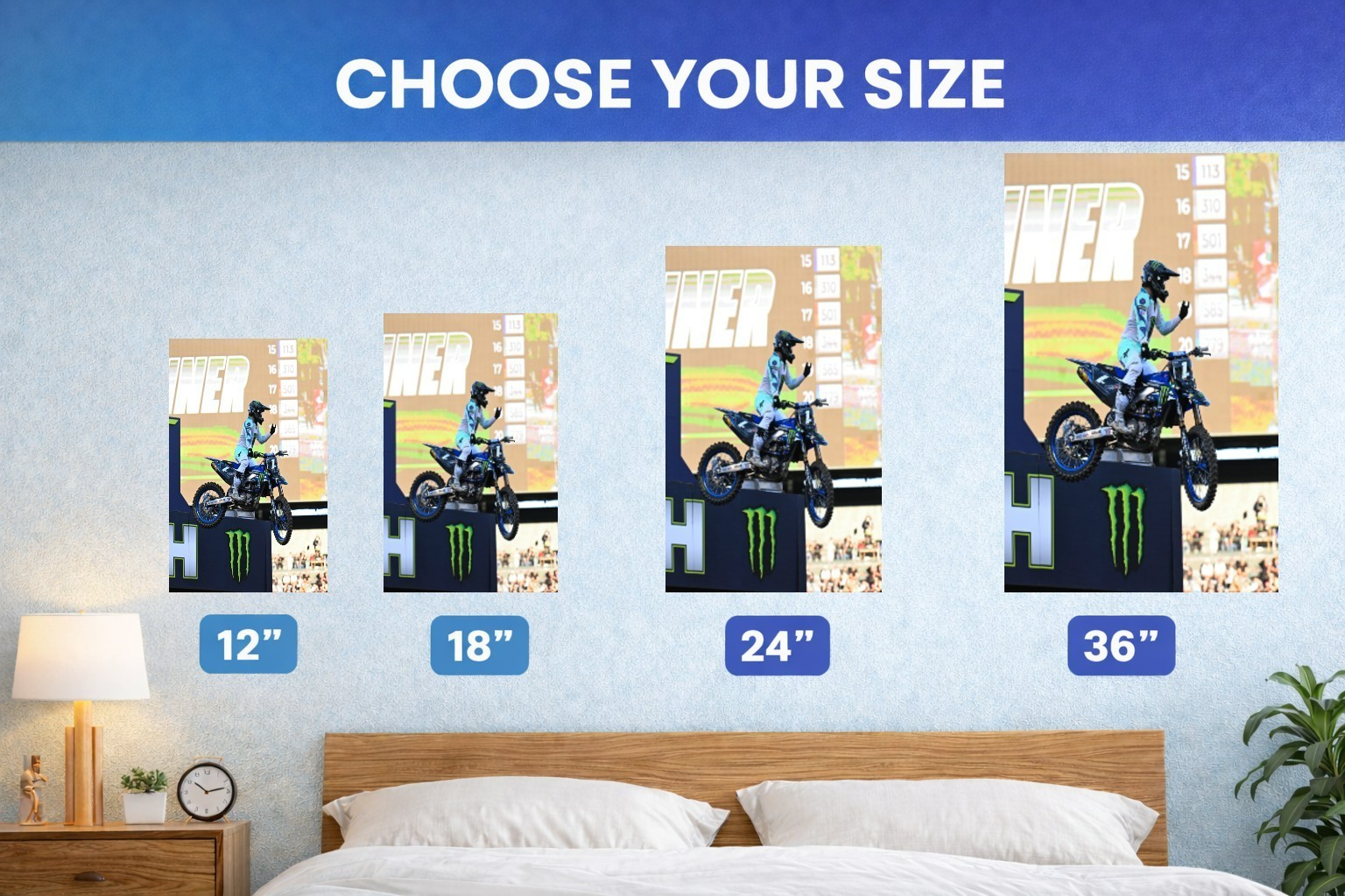 Haiden Deegan Supercross Wall Vinyl Decal Poster Print Removable Adhesive Back
