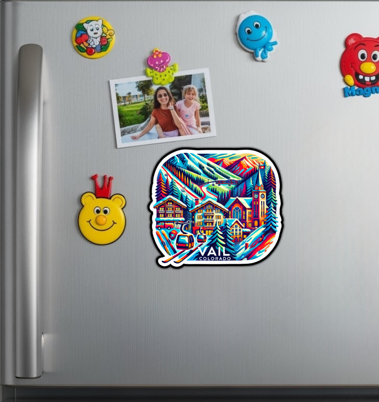 Vail Colorado Fridge Magnet or Laptop Sticker