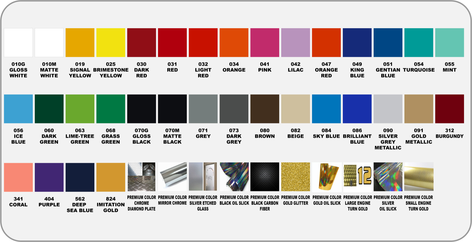Oracal 651 & Other Brands Viny 12×24 cut from continuous roll Fast Ship from USA