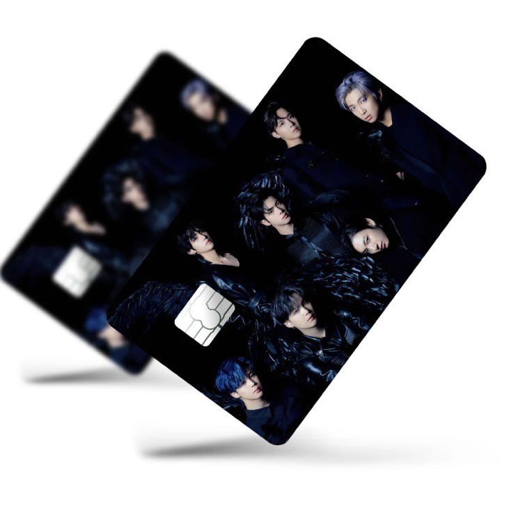 BTS Bangtan Boys Credit Card Skin Debit ATM Vinyl Sticker K-Pop Army Decal