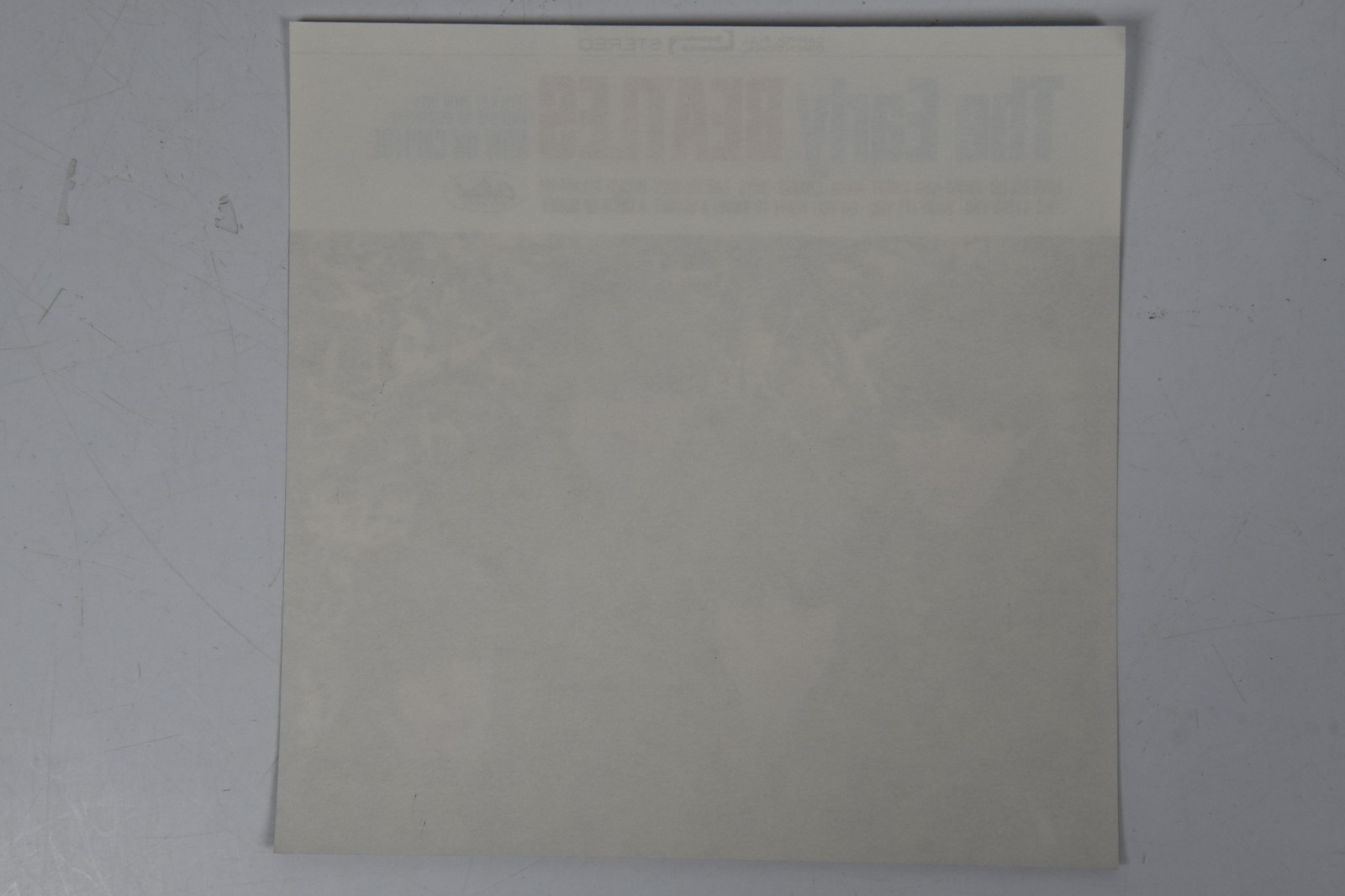 Vintage The Early Beatles Insert Album Art 6" Art Print 45 Record Paper ONLY