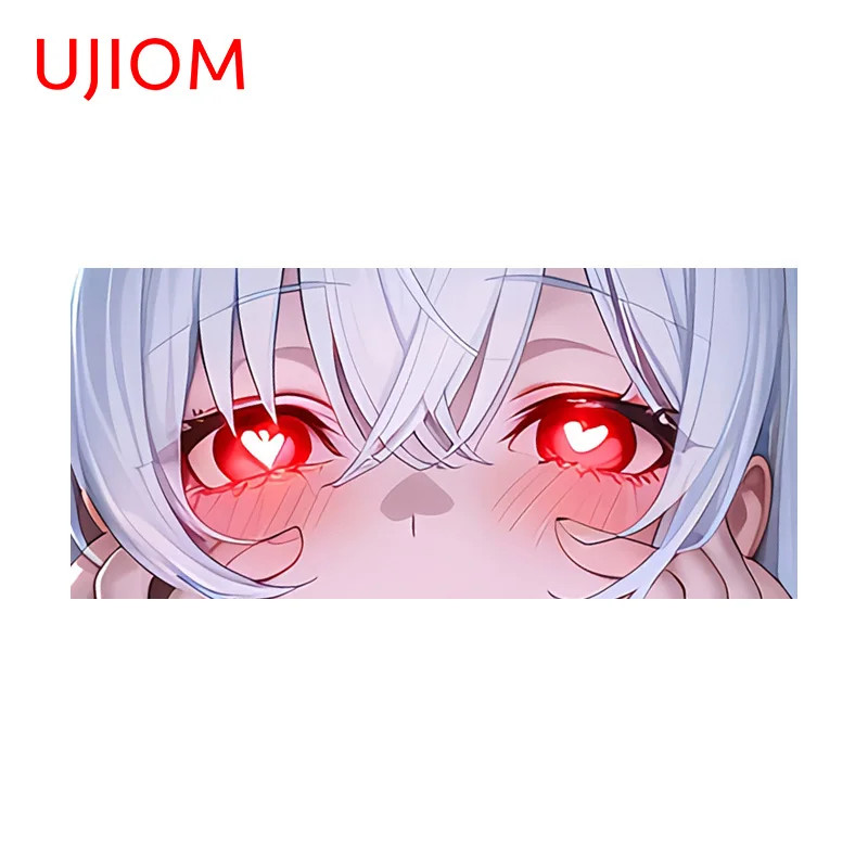 UJIOM Gothic Anime Lolis Eyes Wall Sticker Fashionable Home Decoration PVC Decal
