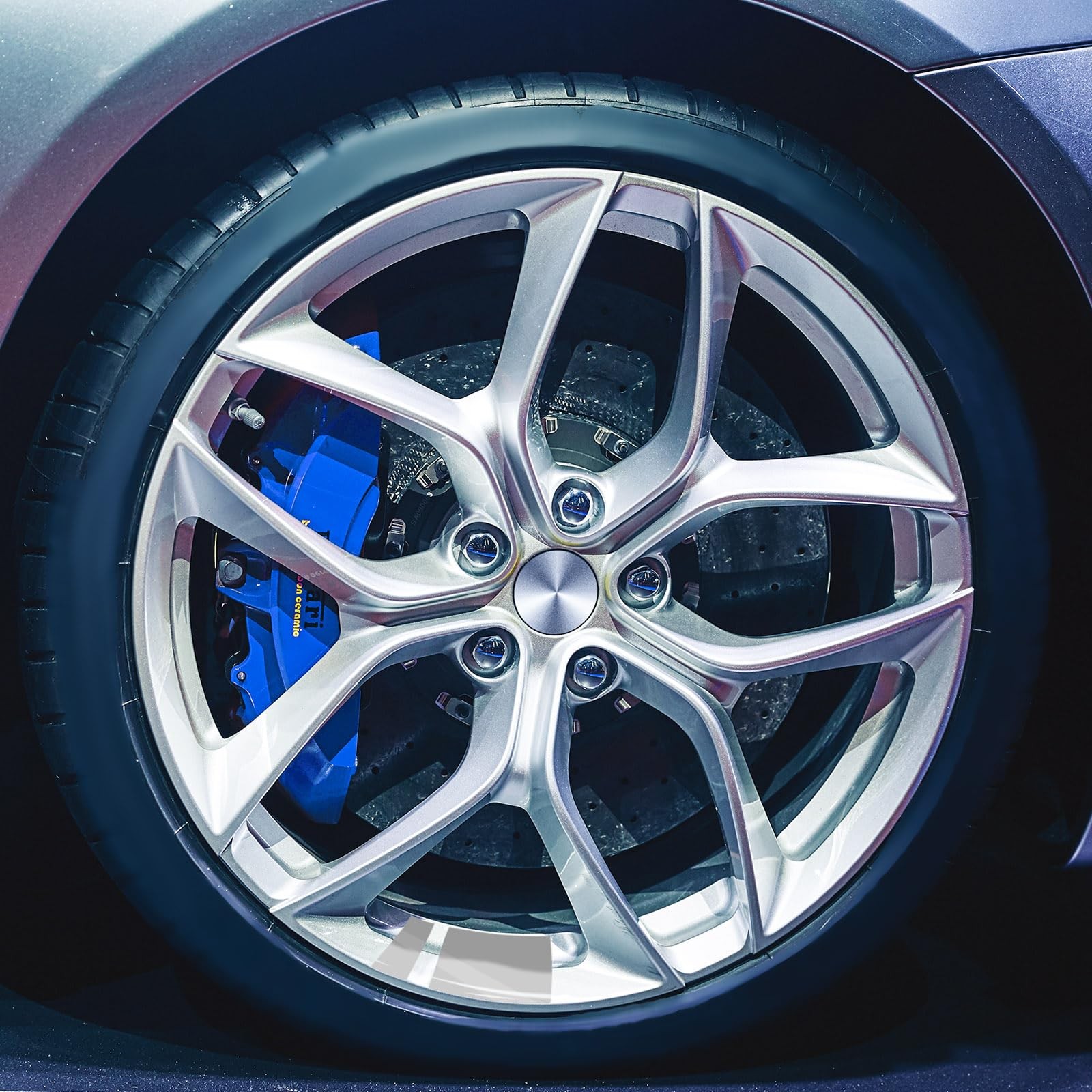 8 Pcs Wheel Rim Decal Stripes Car Decals for 18-21 Inch Wheels Reflective Car…