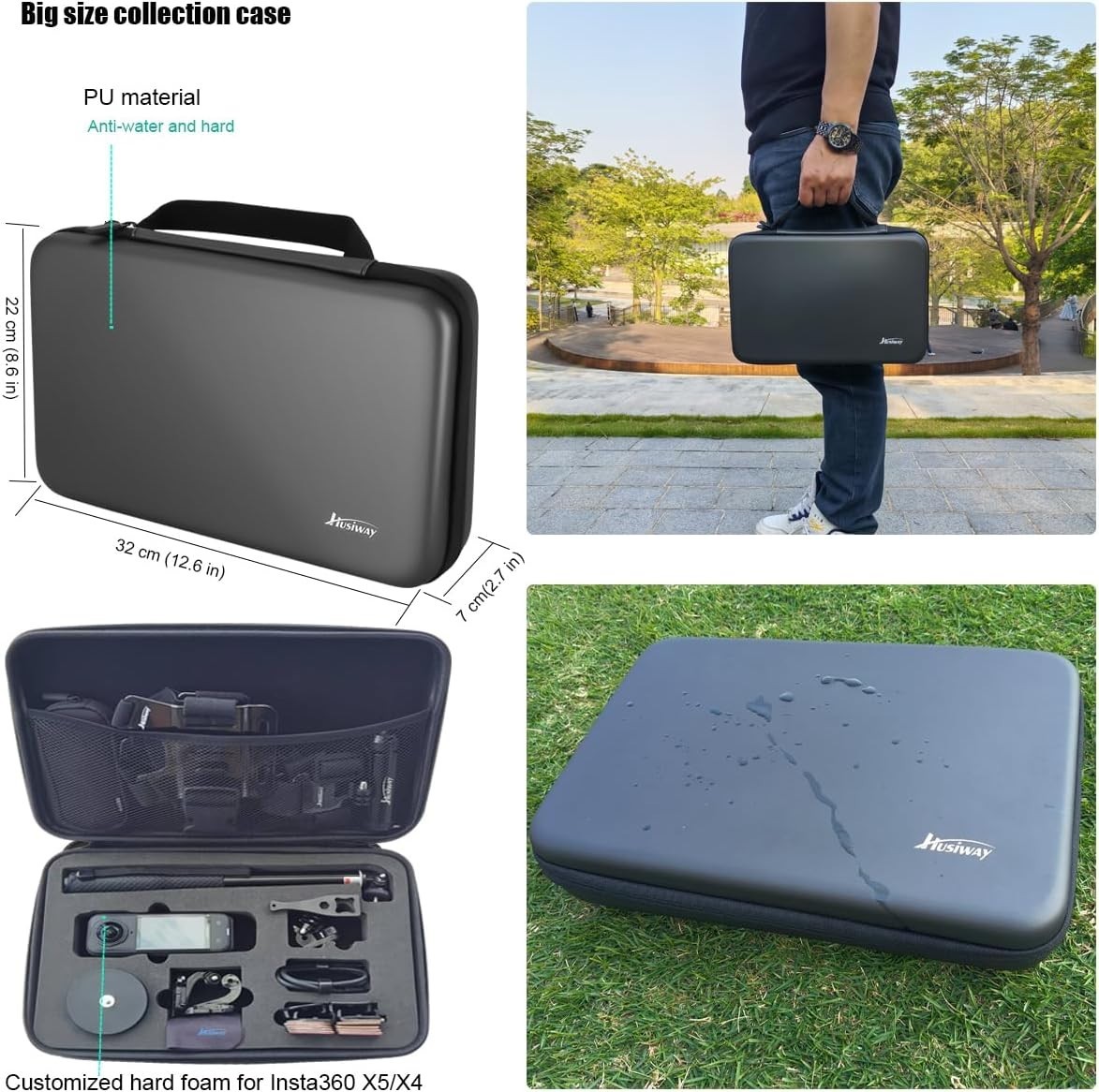 Accessories Kit for Insta360 X5 / X4 Camera Mount Bundle with Magnetic Mount Car
