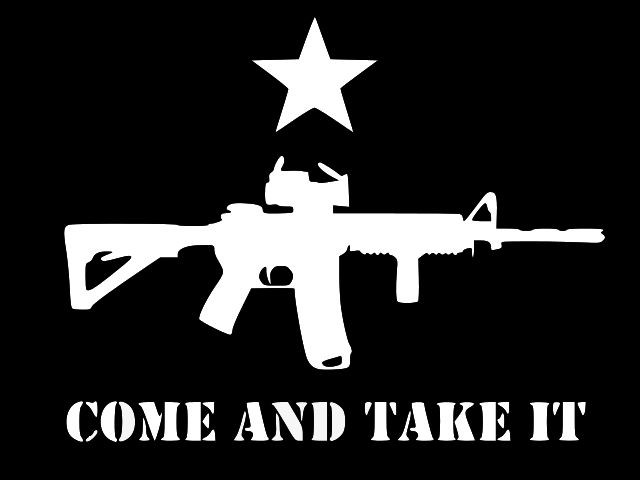 COME AND TAKE IT Vinyl Decal Car Sticker Wall Truck CHOOSE SIZE COLOR