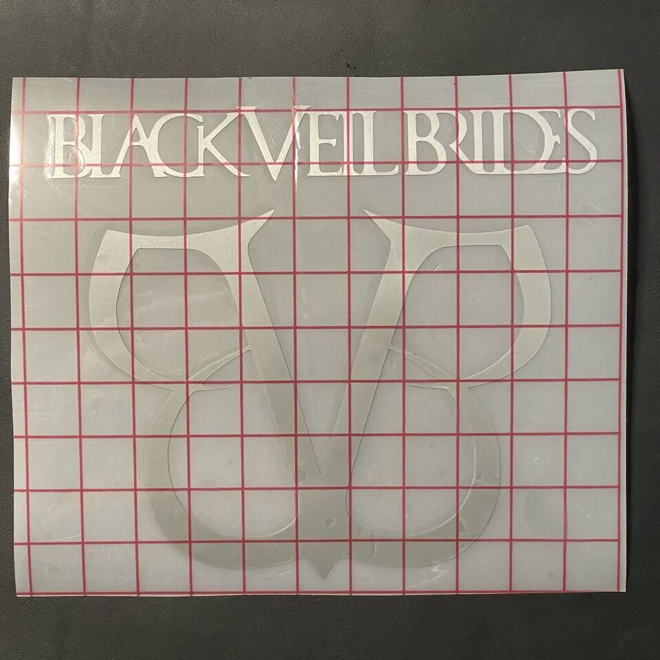 Black Veil Brides Car Decal Vinyl Band Logo Glossy Bumper Sticker Goth Metal
