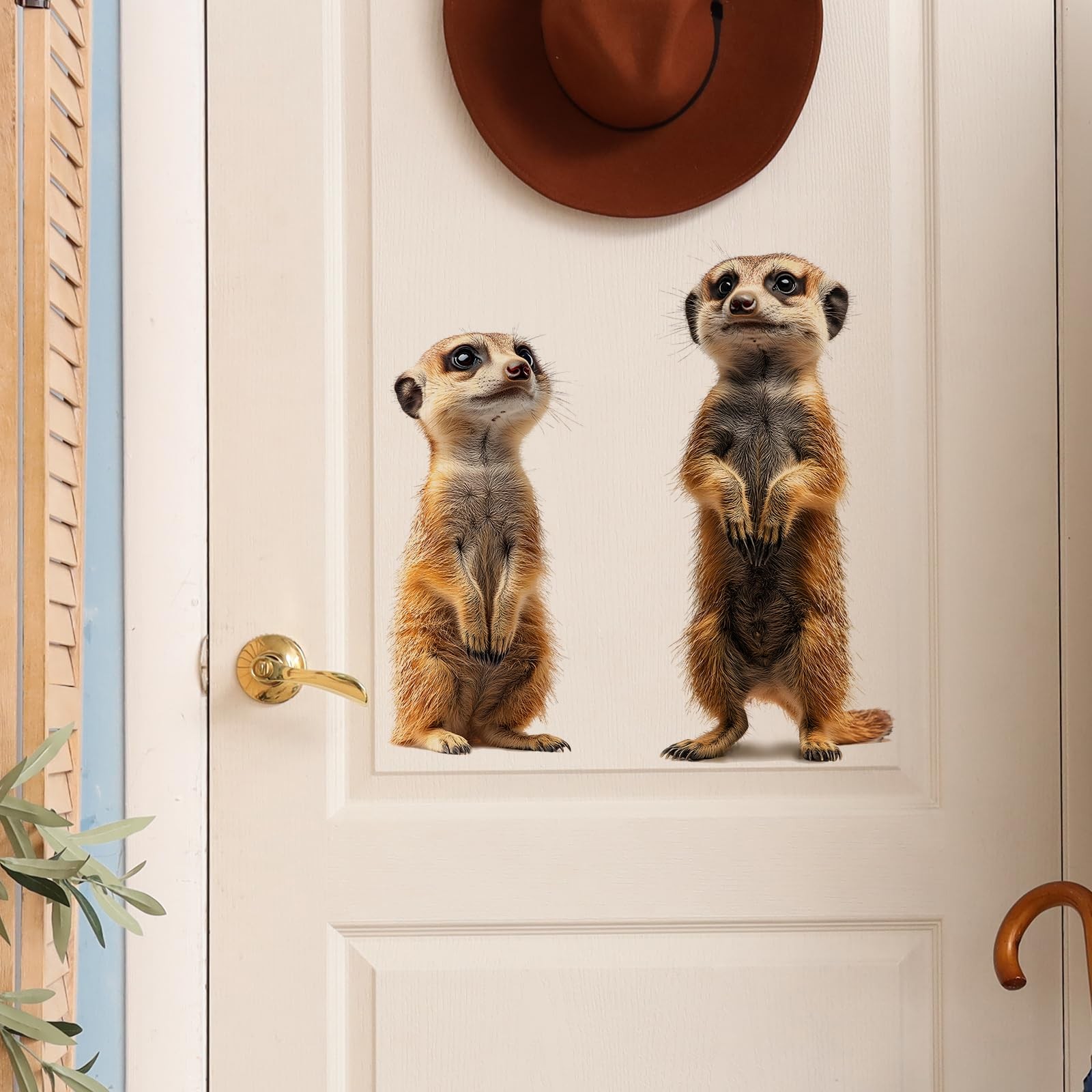 Meerkat Wall Decals Removable African Animal Vinyl Stickers for Nursery Livin…