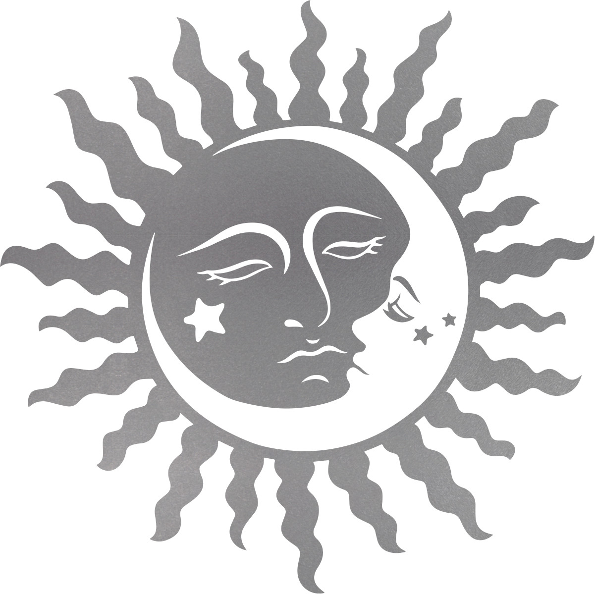 Sun Moon Star Decal Sticker Car SUV Truck Laptop Tablet Bumper Motorhome Trailer