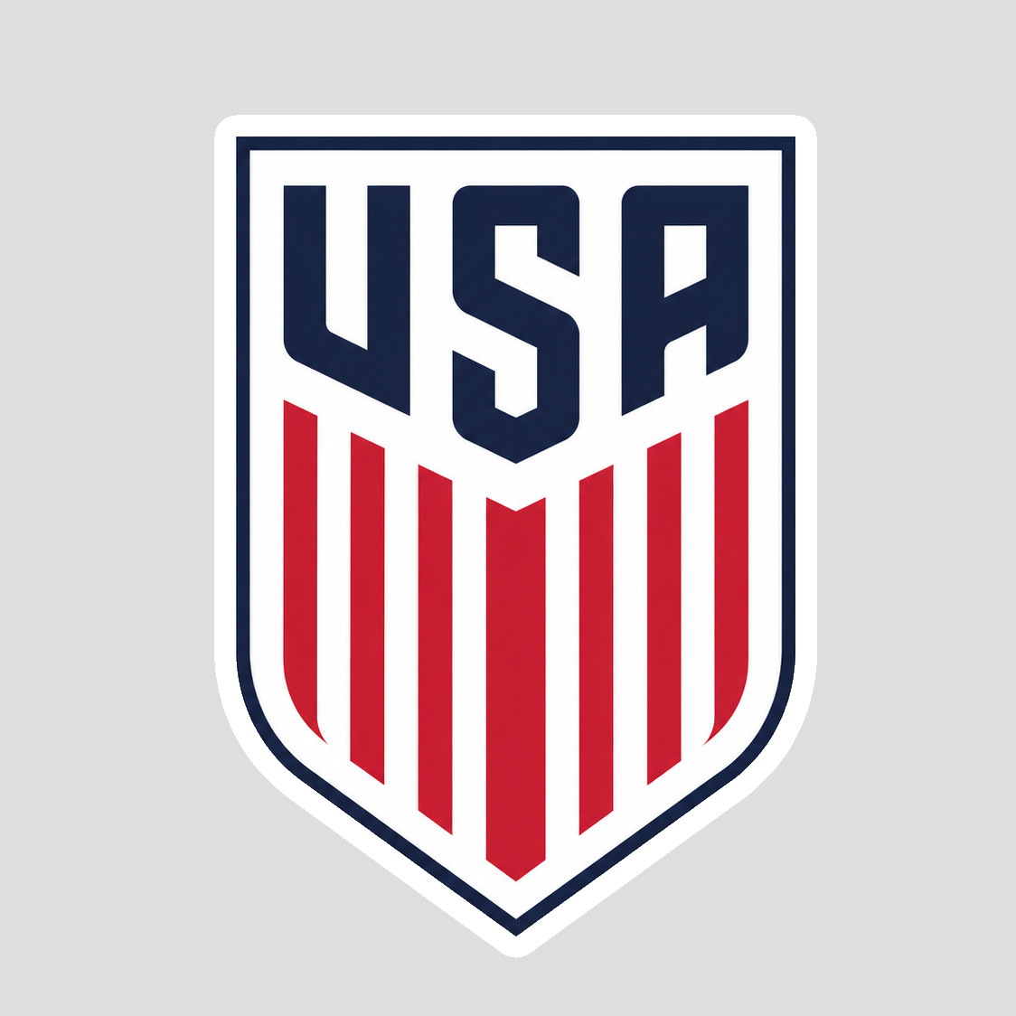 USA National Soccer Team Weather Resistant Vinyl Sticker/Decal 01