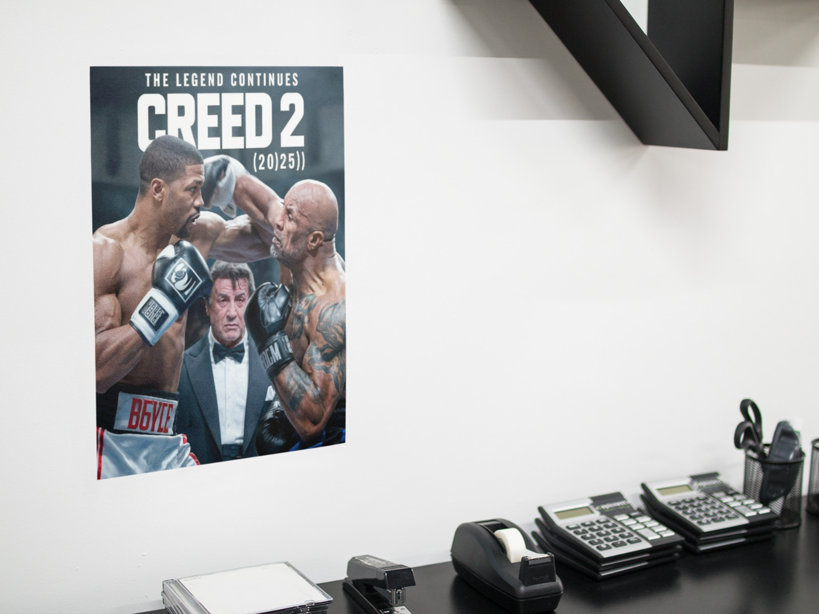 Boxing Champion Movie Inspired Wall Vinyl Decal Poster Removable Adhesive